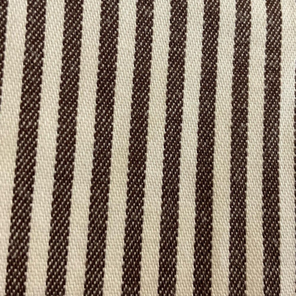 NWT LOFT Brown and White Striped Cropped Belted Pant - Size 6 - Picture 9 of 16